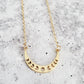 MOON PHASES GOLD LAYERING NECKLACE