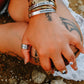 MUSHROOM SILVER RING