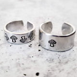 MUSHROOM SILVER RING