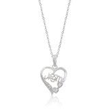 #1 MOM HEART PENDANT