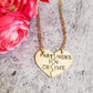 PARTNERS IN CRIME BROKEN HEART FRIENDSHIP NECKLACES