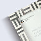 GREY & WHITE BONE INLAY BRICK PATTERN FRAME 4X6 & 5X7