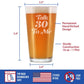 TALK 30 TO ME - FUNNY 16 OZ PINT GLASS FOR BEER - 30TH BIRTHDAY GIFTS FOR MEN OR WOMEN TURNING 30 - BDAY PARTY DECOR