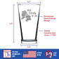TALK DERBY TO ME - PINT GLASS FOR BEER - FUNNY ROLLERBLADING GIFTS AND DECOR FOR MEN & WOMEN - 16 OZ GLASSES
