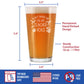 TEACHER VOICE - PINT GLASS FOR BEER - CUTE FUNNY TEACHER GIFTS FOR WOMEN & MEN - FUN TEACHER DECOR - 16 OZ GLASSES