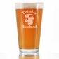 TOTALLY BOOKED - PINT GLASS FOR BEER - CUTE FUNNY BOOK CLUB GIFTS FOR LOVERS OF READING & FUN LIBRARIANS - 16 OZ