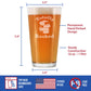 TOTALLY BOOKED - PINT GLASS FOR BEER - CUTE FUNNY BOOK CLUB GIFTS FOR LOVERS OF READING & FUN LIBRARIANS - 16 OZ