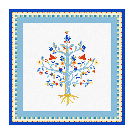 SQUARE STAIN RESISTANT PLACEMAT - TREE OF LIFE - MAMMA MIA