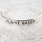 PLANT BASED STACKING CUFF BRACELET FOR VEGAN POT HEAD