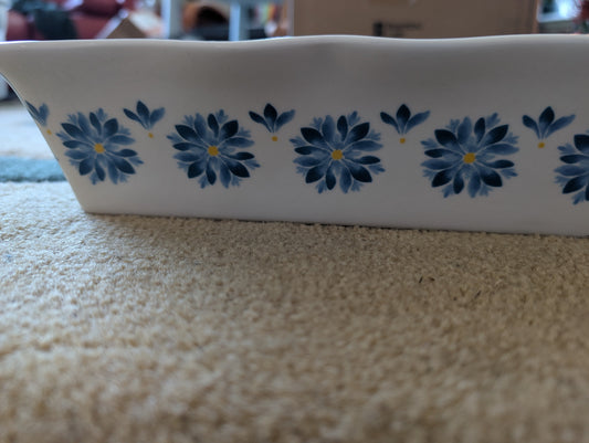 THE PIONEER WOMAN BRILLIANT BLOOMS CERAMIC BAKER CASSEROLE DISH 11.5IN X 7.9IN