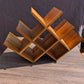 THRESHOLD ACACIA WOOD 8 BOTTLE WINE RACK BOTTLE HOLDER MODERN