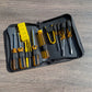 TRAVEL 12 PIECE FELLOWS COMPUTER TECH PC SERVICE/REPAIR TOOL KIT