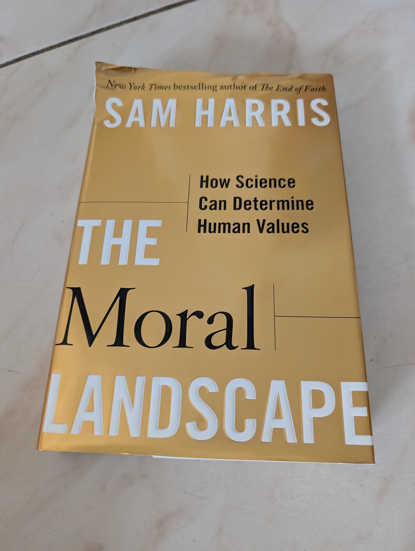 THE MORAL LANDSCAPE - BOOK BY SAM HARRIS