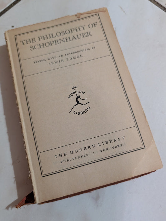 THE PHILOSOPHY OF SCHOPENHAUER BOOK BY ARTHUR SCHOPENHAUER