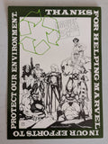 THANKS FOR HELPING MARVEL IN OUR EFFORTS TO PROTECT THE ENVIRONMENT - GAME INSERT