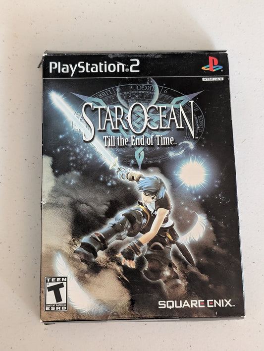 STAR OCEAN: TILL THE END OF TIME VIDEO GAME BOX ONLY PLAYSTATION 2