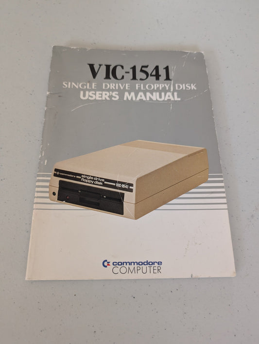 COMMODORE VIC-1541 SINGLE DRIVE FLOPPY DISK USER'S MANUAL