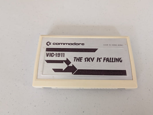 THE SKY IS FALLING VIC-20 FOR COMMODORE VIDEO GAME CARTRIDGE VIC-1911