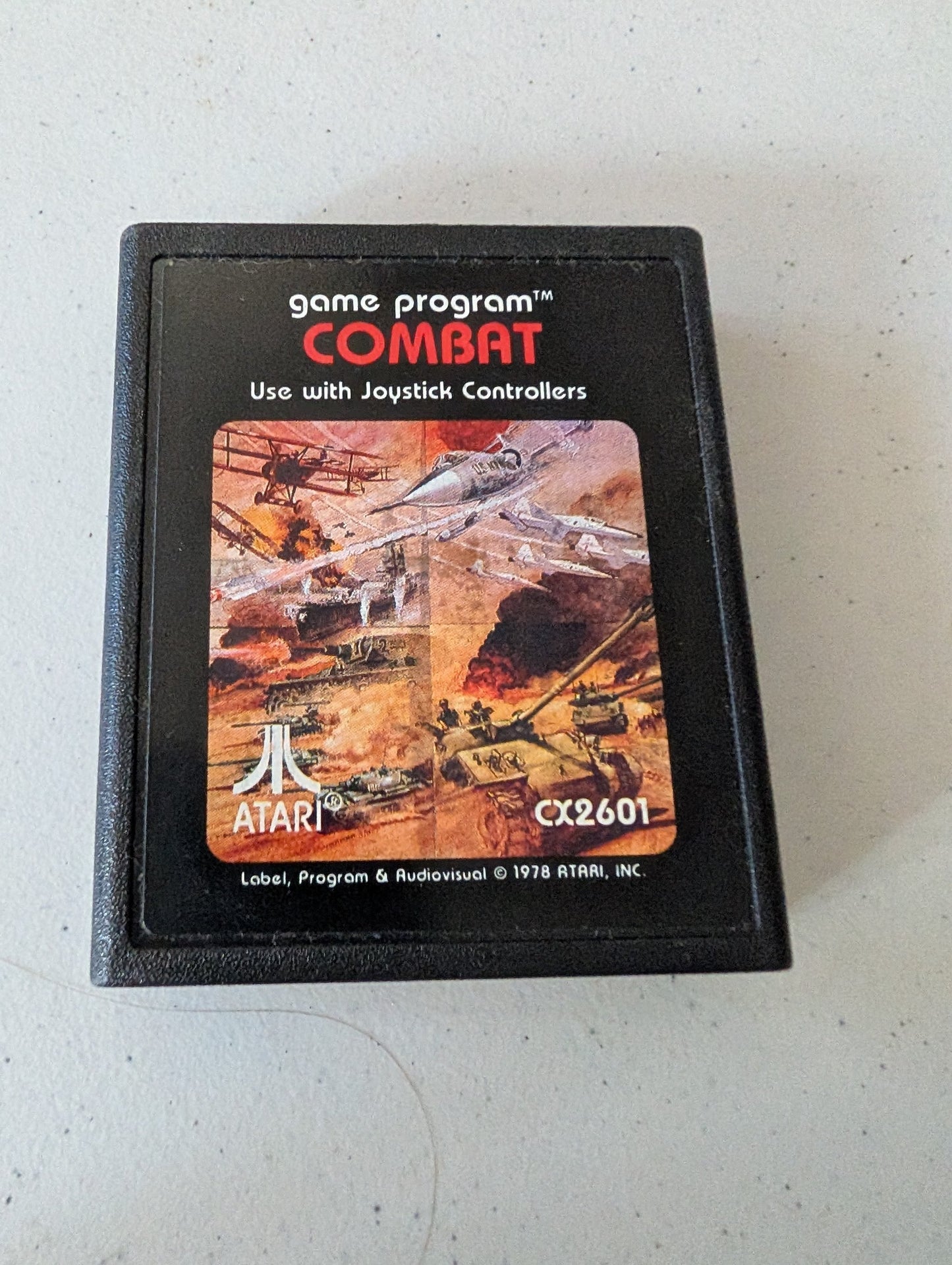 COMBAT TANK TANK PONG  INVISIBLE TANK BIPLANE JET FIGHTER ATARI 2600 CX2601