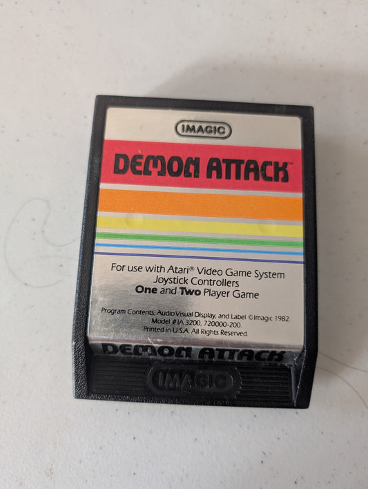 DEMON ATTACK ATARI 2600 GAME CARTRIDGE 1982