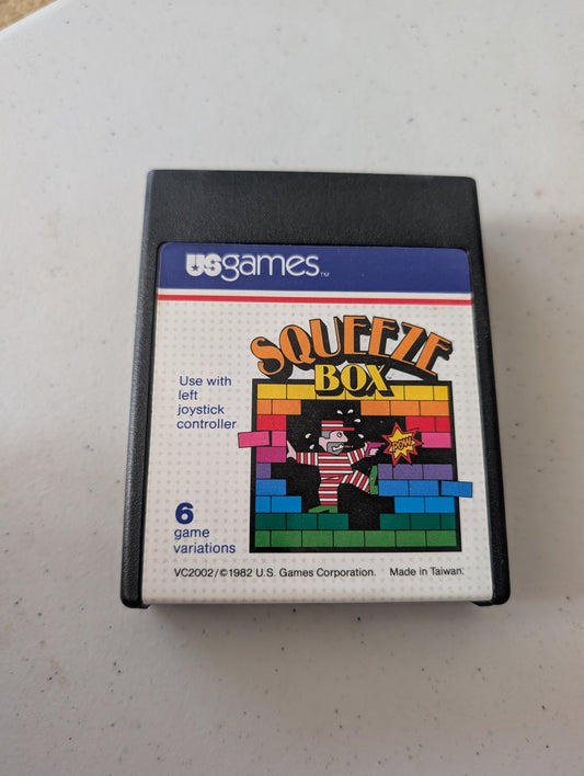 SQUEEZE BOX (ATARI 2600, 1982) BY US GAMES (CARTRIDGE ONLY)