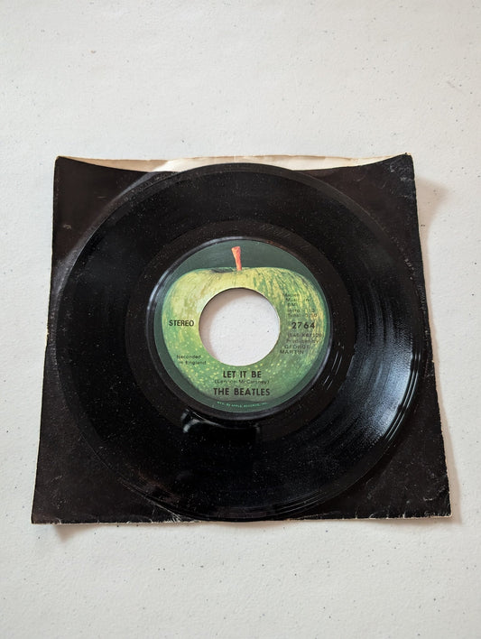 THE BEATLES - LET IT BE - YOU KNOW MY NAME  APPLE RECORDS (7 IN, 45 RPM, SINGLE, VINYL RECORD ALBUM)