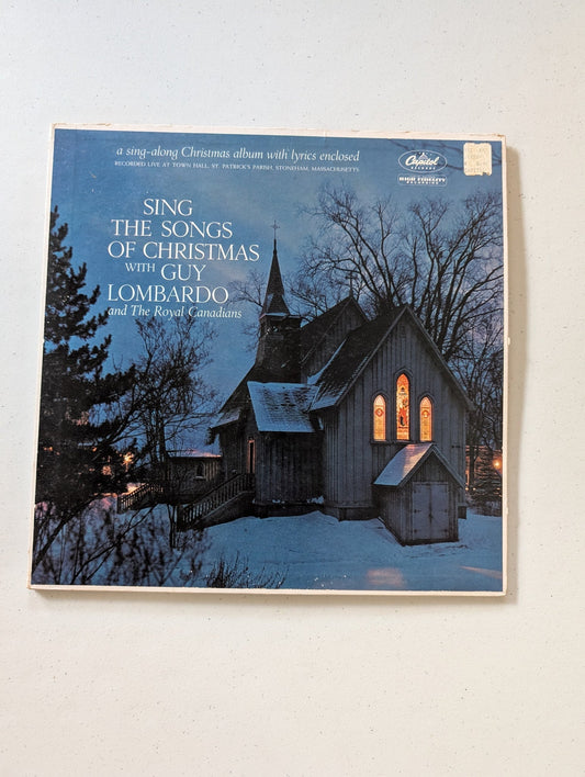 SING THE SONGS OF CHRISTMAS GUY LOMBARDO AND THE ROYAL CANADIANS  SKAO1443 (CHRISTMAS HOLIDAY VINYL RECORD LP ALBUM)