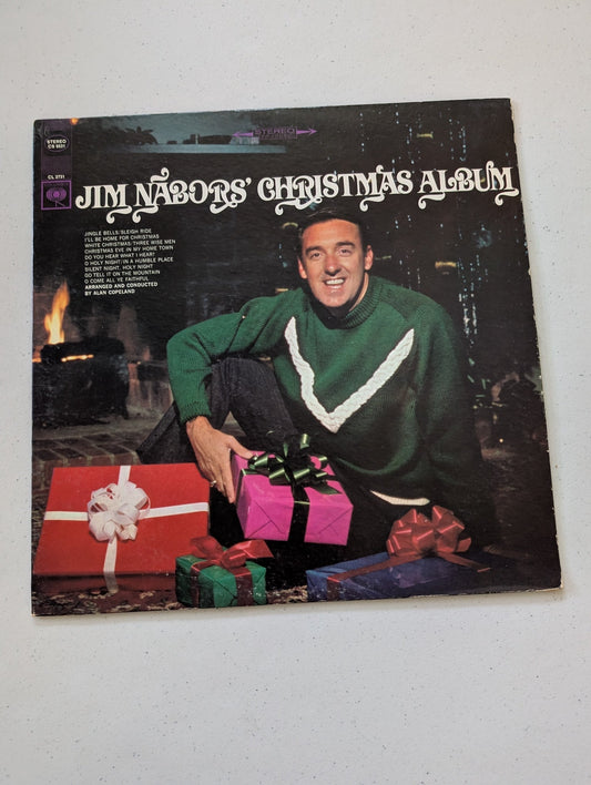 JIM NABORS CHRISTMAS ALBUM - VINTAGE OG 1967 COLUMBIA VINYL LP ALBUM- GOMER PYLE (VINTAGE CHRISTMAS HOLIDAY VINYL RECORD LP ALBUM)