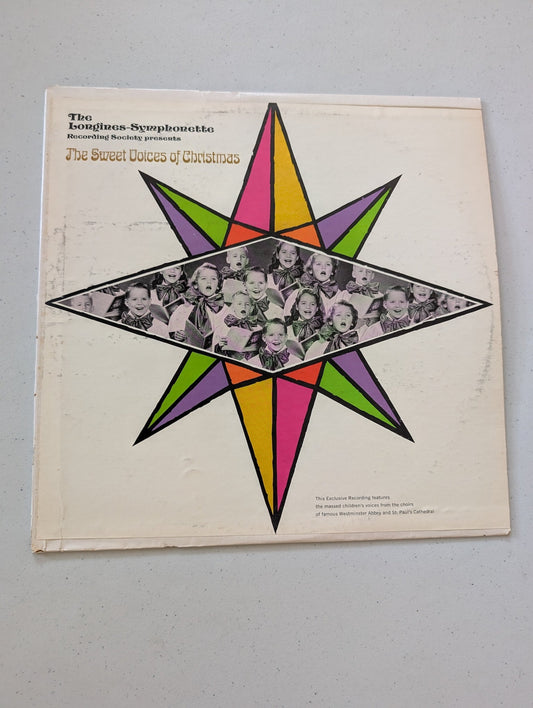 The Longines Symphonette The Sweet Voices of Christmas LP 33RPM Vinyl Record (Vintage Christmas Holiday Vinyl Record LP Album)