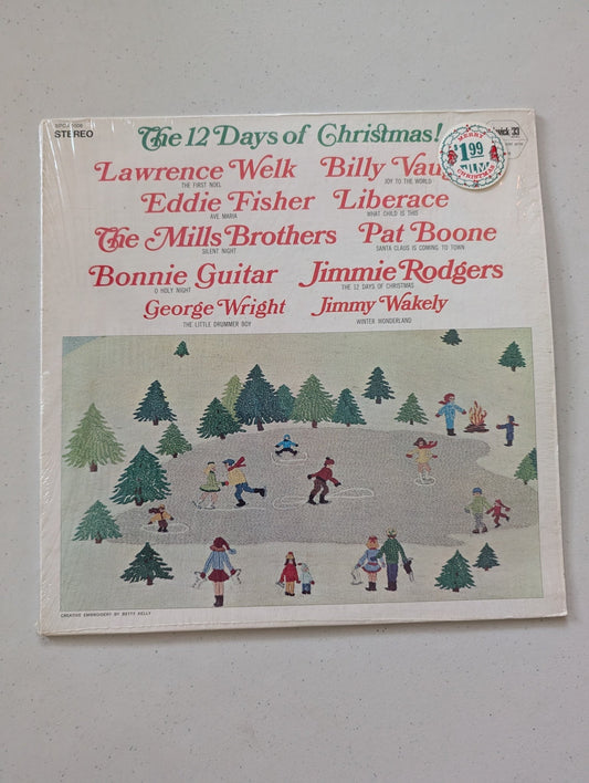 The 12 Days of Christmas LP NM Pickwick (1970) Pat Boone Lawrence Welk Liberace (Vintage Christmas Holiday Vinyl Record LP Album)