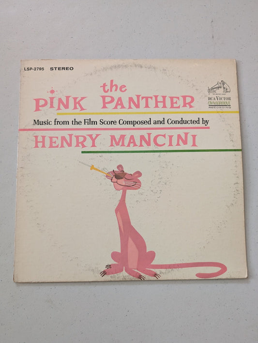 THE PINK PANTHER Music From the Film by Henry Mancini-Vintage Vinyl LP 1963(Vintage Vinyl Record LP Album Soundtrack)