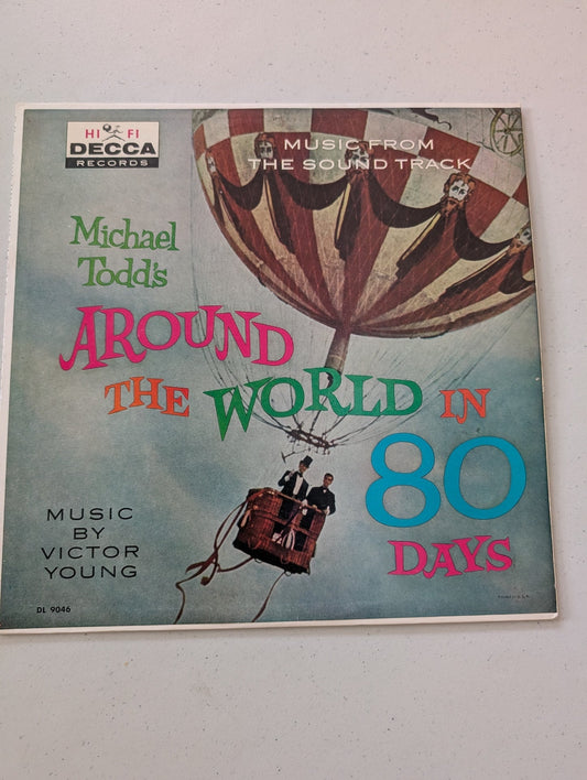 VICTOR YOUNG – AROUND THE WORLD IN EIGHTY DAYS (MUSIC FROM THE SOUNDTRACK)(VINTAGE VINYL RECORD LP ALBUM SOUNDTRACK)