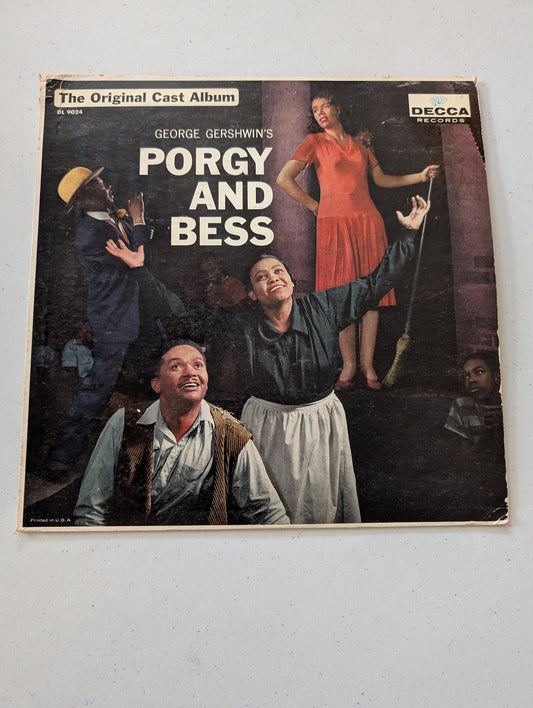 GEORGE GERSHWIN ‎– PORGY AND BESS (THE ORIGINAL CAST ALBUM) 12 VINYL LP(VINTAGE VINYL RECORD LP ALBUM SOUNDTRACK)