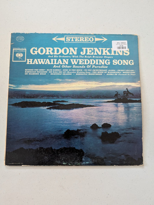 GORDON JENKINS&HIS ORCHESTRA HAWAIIAN WEDDING SONG & OTHER SOUNDS OF PARADISE LP(VINTAGE VINYL RECORD LP ALBUM HAWAIIAN)
