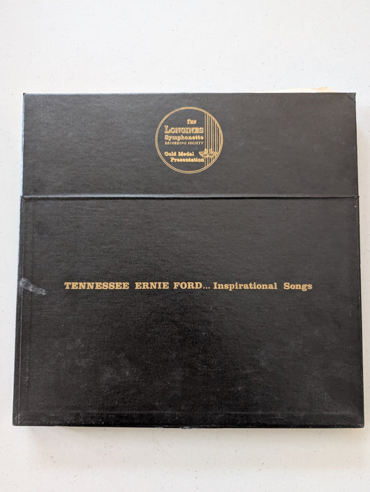 TENNESSEE ERNIE FORD A TREASURY OF INSPIRATIONAL SONGS (VINYL RECORD LP ALBUM)