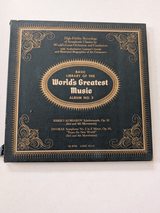 Basic Library of the Worlds Greatest Music Album No. 3 (Vinyl Record LP Album)