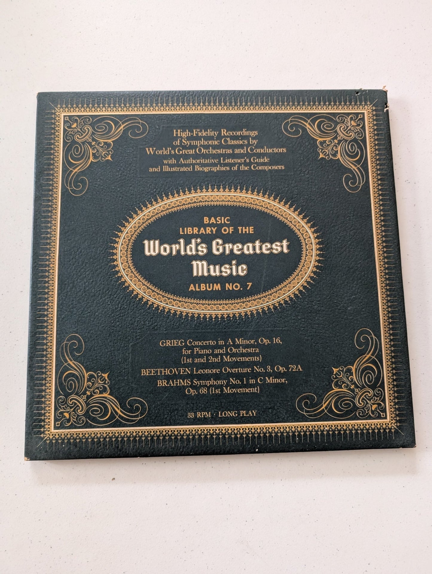 BASIC LIBRARY OF THE WORLDS GREATEST MUSIC ALBUM NO. 7 (VINYL RECORD LP ALBUM)