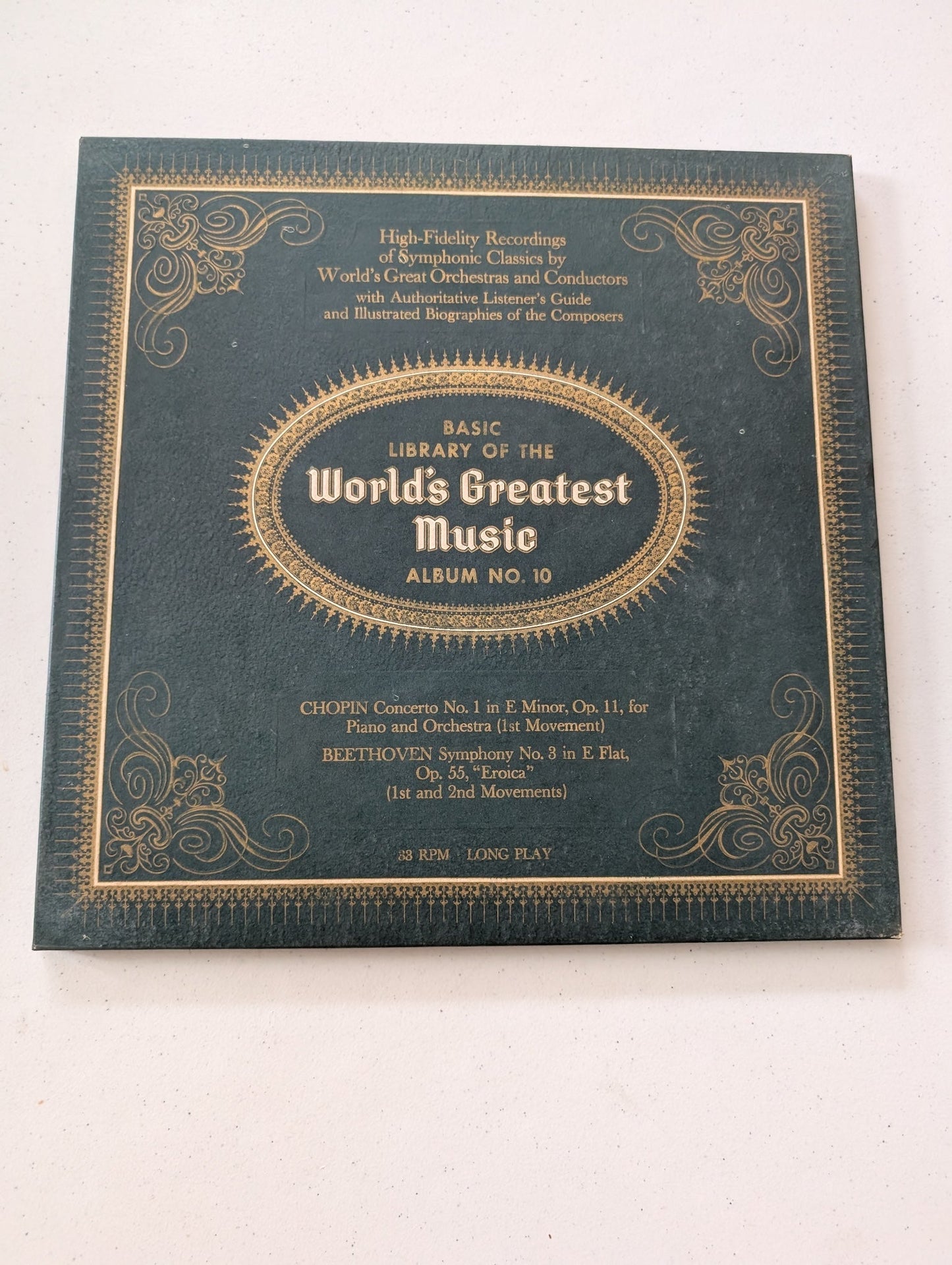 BASIC LIBRARY OF THE WORLDS GREATEST MUSIC ALBUM NO. 10 (VINYL RECORD LP ALBUM)
