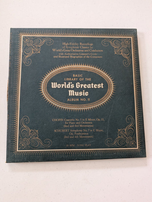 BASIC LIBRARY OF THE WORLDS GREATEST MUSIC ALBUM NO. 11 (VINYL RECORD LP ALBUM)