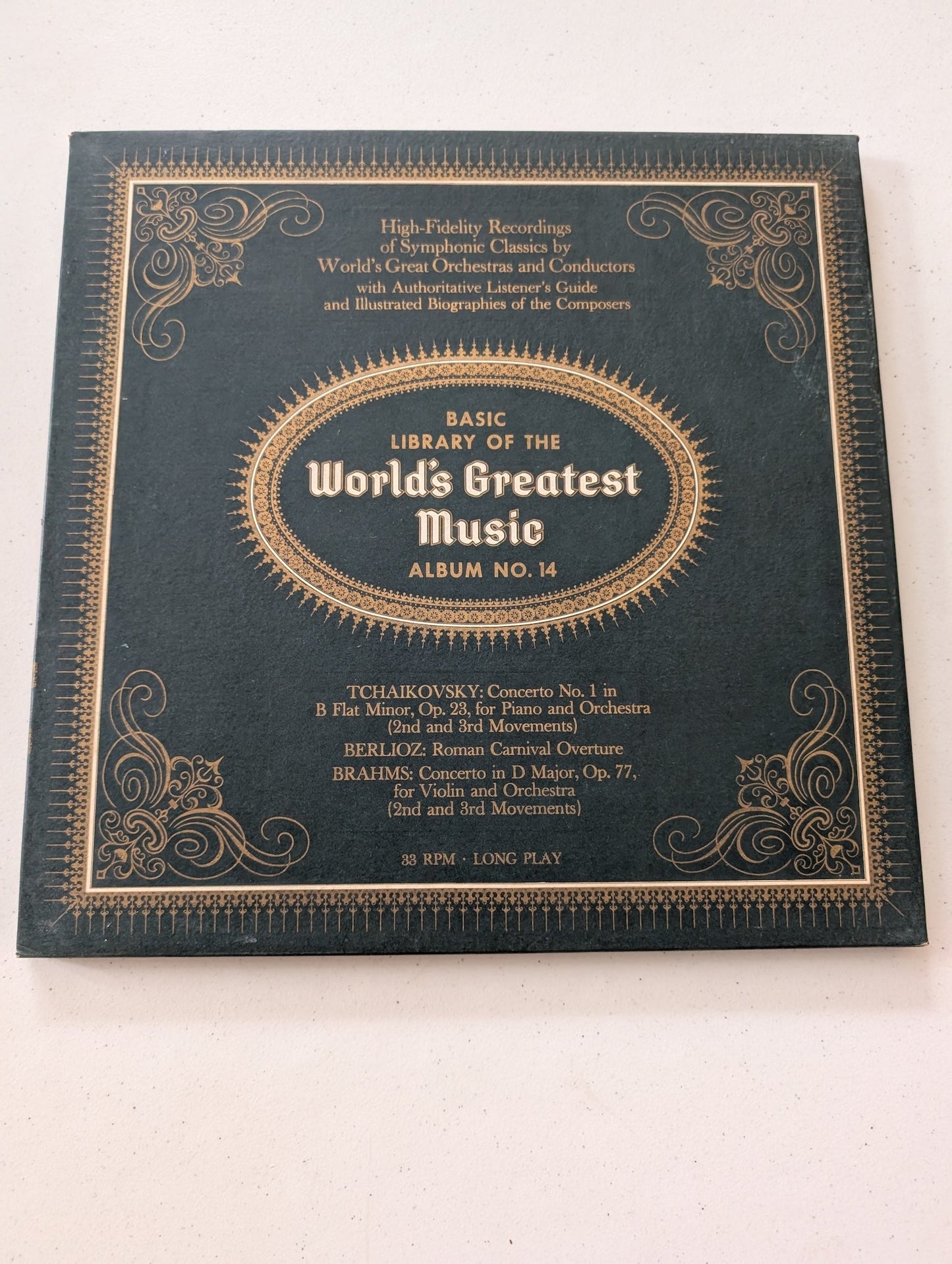 BASIC LIBRARY OF THE WORLDS GREATEST MUSIC ALBUM NO. 14 (VINYL RECORD LP ALBUM)