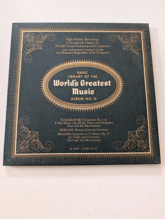 BASIC LIBRARY OF THE WORLDS GREATEST MUSIC ALBUM NO. 14 (VINYL RECORD LP ALBUM)