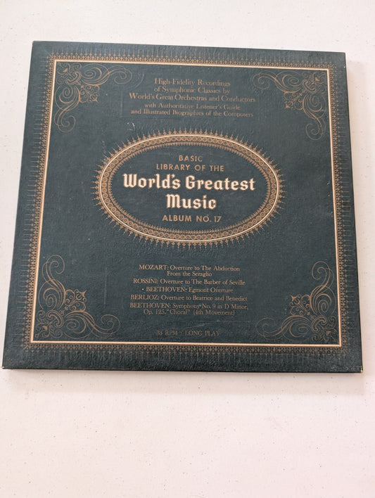 BASIC LIBRARY OF THE WORLDS GREATEST MUSIC ALBUM NO. 17 (VINYL RECORD LP ALBUM)
