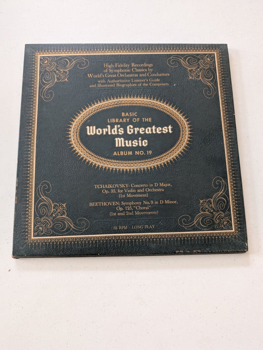 Basic Library of the Worlds Greatest Music Album No. 19 (Vinyl Record LP Album)