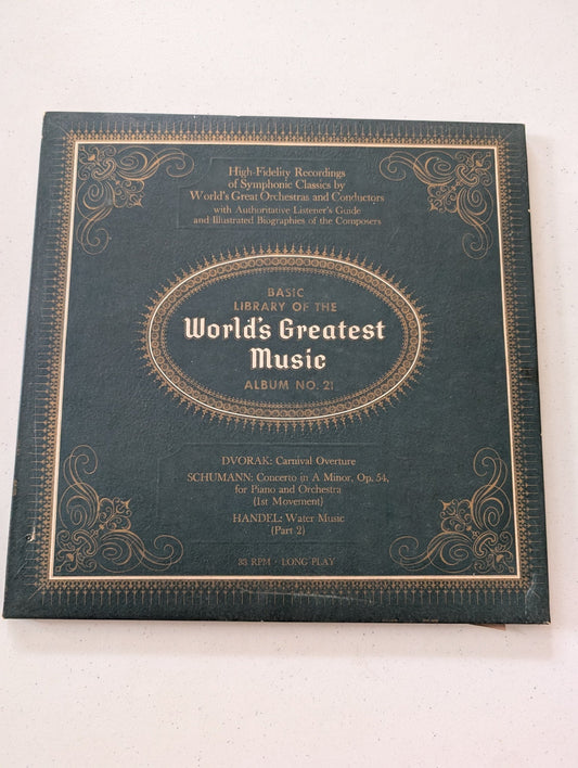 BASIC LIBRARY OF THE WORLDS GREATEST MUSIC ALBUM NO. 21 (VINYL RECORD LP ALBUM)