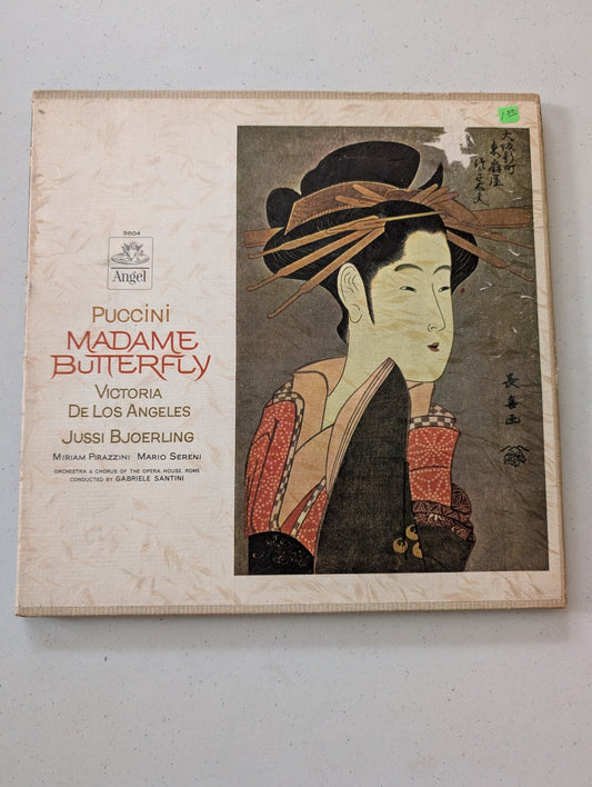 GIACOMO PUCCINI MADAME BUTTERFLY LP VINYL RECORD ALBUM (VINYL RECORD LP ALBUM)