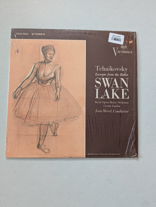 TCHAIKOVSKY: EXCERPTS FROM THE BALLET SWAN LAKE JEAN MOREL VINYL LP ALBUM(VINTAGE VINYL RECORD LP ALBUM)