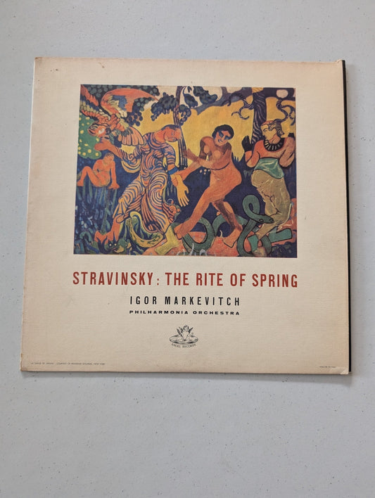 STRAVINSKY THE RITE OF SPRING IGOR MARKEVITCH (VINTAGE VINYL RECORD LP ALBUM)