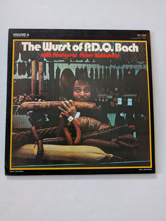 THE WURST OF P.D.Q. BACH WITH PROFESSOR PETER SCHICKELE VINYL LP VANGUARD STEREO(Vintage Vinyl Record LP Album)