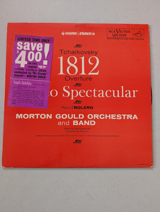TCHAIKOVSKY 1812 OVERTURE - MORTON GOULD ORCHESTRA AND BAND (RECORD ALBUM)(VINTAGE VINYL RECORD LP ALBUM)