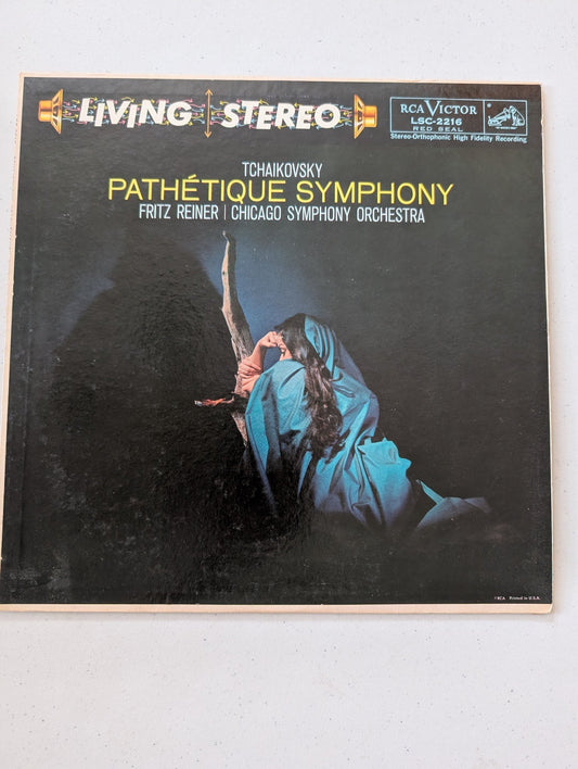 Tchaikovsky, Fritz Reiner Ι Chicago Symphony Orchestra – Pathétique Symphony(Vintage Vinyl Record LP Album)